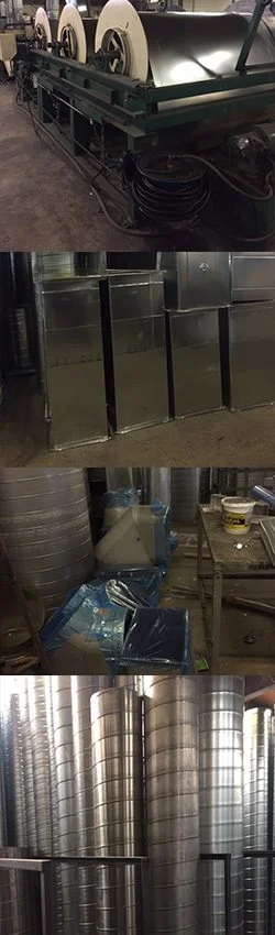 Rectangular ducts fabricated by Allure Metal Works Long Island